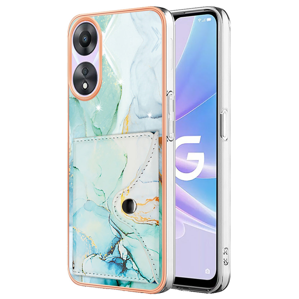YB Leather Coating Series-9 for Oppo A78 5G / A58 5G Case Kickstand Leather+TPU Phone Cover YB Leather Coating Series-9 for Oppo A78 5G / A58 5G Case Kickstand Leather+TPU Phone Cover